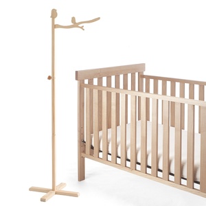 2024 nueva llegada cuna <span class=keywords><strong>de</strong></span> madera <span class=keywords><strong>de</strong></span> pie Brazo móvil bebé colgador móvil cama <span class=keywords><strong>de</strong></span> bebé soporte <span class=keywords><strong>de</strong></span> campana <span class=keywords><strong>para</strong></span> cuna decoración <span class=keywords><strong>de</strong></span> guardería - Product Image 1