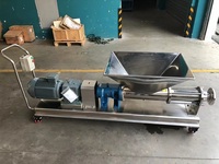 Pompe à vis en acier inoxydable Seepex chimique à haute viscosité alimentaire fruits lait cosmétique transfert pompe à vis unique hygiénique