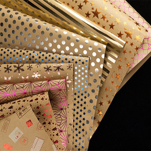 Giấy gói quà in họa tiết Giáng sinh, giấy gói quà sinh nhật, giấy gói quà chất lượng cao, giấy kraft - Product Image 2