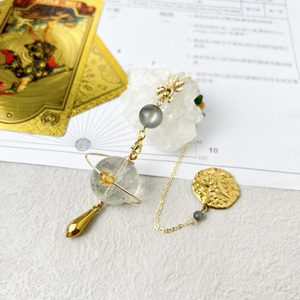 Customize High Quality Natural Garden Quartz Sphere Pendulum Crystal Healing Stones Witchcraft <strong>Clock</strong> for <strong>DIY</strong> Reiki Gifts - Product Image 4