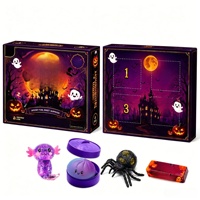 Nouveau Calendrier de l'Avent : Boîte de Jouets Squishy Amusants, Ensemble de Jouets à Presser en Forme de Boule, Jouet Anti-Stress Doux à Rebond Lent pour Cadeau Surprise des Fêtes