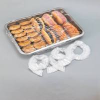 Wegwerpbaar, voedselveilig, stofdicht, vershoudend deksel met elastische rand voor grote kommen, keuken, fruit, groenten, handmatig, plastic