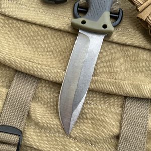 OEM سكين شفرة ثابتة تكتيكية مع مقبض ABS غمد نايلون للصيد في الهواء الطلق ديي جيب بالجملة - Product Image 3