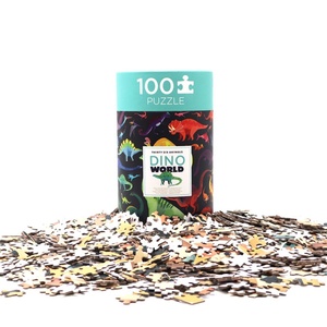 Personalized Eco-Friendly Bamboo Kraft Paperboard Tube & Jigsaw <b>Puzzle</b> Gift Box Sustainable Packaging for Pet Food <b>Puzzle</b> Gifts - Product Image 4