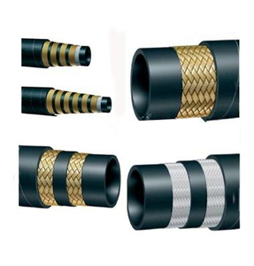 Sae 100R1 R2 Dn En853 <span class=keywords><strong>1Sn</strong></span> <span class=keywords><strong>2Sn</strong></span> армированный ПВХ гибкий гидравлический резиновый шланг с наконечник для сборки энергии и минерального оборудования - Product Image 4