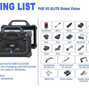 Lanzamiento 2024: Analizador de Diagnóstico Automotriz X431 PadVII, Programador de ECU Original con Soporte en Línea para Todos los Autos y Camiones - Product Image 6