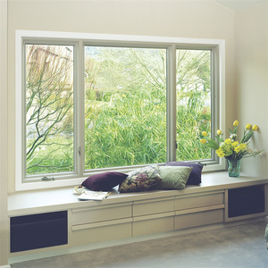 Fenêtre <span class=keywords><strong>en</strong></span> verre coulissante <span class=keywords><strong>en</strong></span> aluminium moderne avec écran pliant et fonction insonorisée pour salle de bain et cuisine - Product Image 4