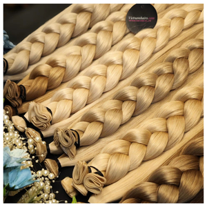 Extensiones de Cabello Humano de Alta Calidad Genius Weft, Cutícula Alineada, Puntas Gruesas, Color Natural, Precio Competitivo - Product Image 4