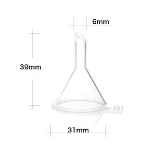 Lanjing mini funil cosmético para <span class=keywords><strong>perfume</strong></span>, dourado, prata, alumínio pequeno, metal - Product Image 5