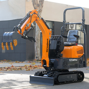 Mini-excavatrice chenillée chinoise 1 tonne en promotion, moteur économique avec pince hydraulique, idéale pour la foresterie et les vergers, facile à utiliser - Product Image 2