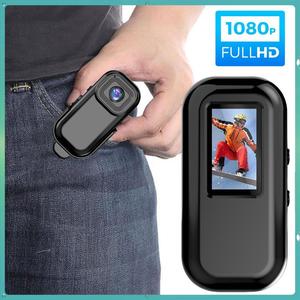 Caméra corporelle miniature HD 1080P portable avec écran, clip dorsal, enregistrement vidéo, caméra de poche WiFi, <span class=keywords><strong>VCR</strong></span>, grand angle de 140 degrés - Product Image 2