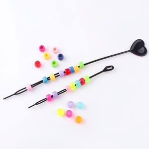 Lot de 10 outils de coiffure pour tresses, aiguilles à cheveux à enfiler, outils magiques pour la coiffure féminine, outil d'enfilage pour la création de queues de cheval - Product Image 6