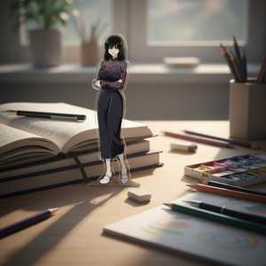 Figura de acrílico OEM/ODM de personaje de <span class=keywords><strong>anime</strong></span> inspirada en la noche, estilo vampiro, para exhibición de escritorio, China - Product Image 4