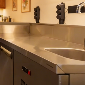 Barra de Cócteles Móvil de Estilo Urbano Personalizable con Sección de Bebidas Frías, Equipamiento para Café, Aperitivos y Papas Fritas para Remolque de Comida - Product Image 6