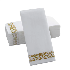 <span class=keywords><strong>Servilletas</strong></span> de papel Airlaid de 1 capa personalizadas, <span class=keywords><strong>servilletas</strong></span> impresas con logotipo de <span class=keywords><strong>Decoupage</strong></span>, dobladas en estilo bolsa Lisa para uso en restaurantes y bodas - Product Image 2