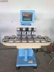 Tốc Độ Cao 4 Màu Băng Tải Vành Đai Tampon Pad Máy In Bút Nhỏ Đối Tượng Keychain Cho Nắp Chai Nhựa - Product Image 6