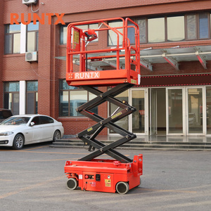 RUNTX 6m 8m 10m 12m 14m 550g 450kg 320kg 227kg 휠형 유압 가위 리프트 테이블 - Product Image 4