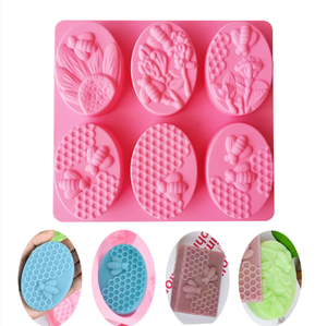 Moule à Gâteau en Silicone Sans BPA Écologique, Moule en Silicone pour Fabrication de Savons, <span class=keywords><strong>Moules</strong></span> à Savon en Silicone Très Vendus - Product Image 2