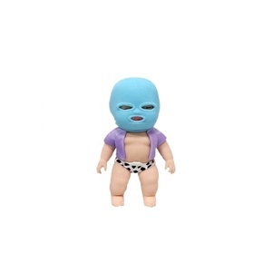 Juguete Sensorial Antiestrés, Muñeco Bandito Negro Kawaii, Juguete para Apretar para Niños - Product Image 6