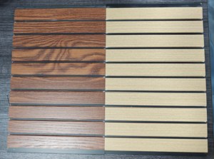 Pannello Murale in PVC con <span class=keywords><strong>Rivestimento</strong></span> in Colla Termofusibile PUR, Larghezza 300mm, <span class=keywords><strong>Rivestimento</strong></span> Interno in PVC Ignifugo, Parete a Doghe in <span class=keywords><strong>Legno</strong></span> per Progetti Commerciali - Product Image 5