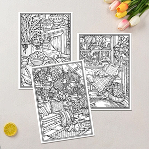 Libro <span class=keywords><strong>da</strong></span> <span class=keywords><strong>colorare</strong></span> per il relax e la creatività taglie A4 "Creative Haven" libro <span class=keywords><strong>da</strong></span> <span class=keywords><strong>colorare</strong></span> <span class=keywords><strong>cane</strong></span> in scene della natura - Product Image 5