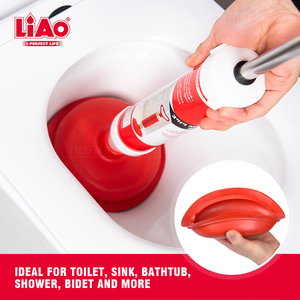 LiAo — organiseur de toilette sous vide en plastique, pour toilettes, avec poignée en forme de cœur, de haute qualité, - Product Image 4