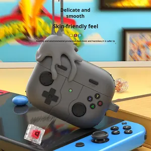 Nouvelle mode Creative Game Silicone Console housse de casque pour AirPods 4 étui de protection pour écouteurs pour AirPods <span class=keywords><strong>Pro</strong></span> <span class=keywords><strong>3</strong></span> 2 - Product Image 4