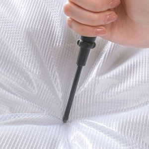 Sac de rangement transparent pour vêtements avec poignée renforcée, fermeture éclair robuste, sac de rangement en vinyle pour couette, sacs de déménagement transparents - Product Image 6