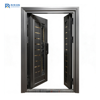 Portes de sécurité principales pour maisons, nouvelle conception, luxe, haute qualité, isolation phonique, isolation thermique, étanches, en alliage de zinc galvanisé