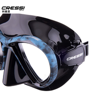 Ensemble masque et tuba de plongée libre CRESSI Metis avec lentilles anti-buée à faible volume interne pour enfants, pour la plongée