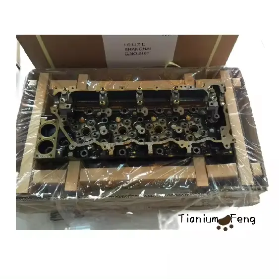 Genuine 4HK1/6HK1 Cylinder head assembly For Hitachi Excavator ZAX230 ZAX240-3 with valve and spring