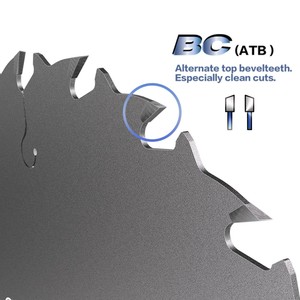 Zhongcun mỏng kerf 7 1/4 lưỡi cưa đĩa 184mm 24 răng TCT lưỡi cưa tròn để cắt gỗ - Product Image 4