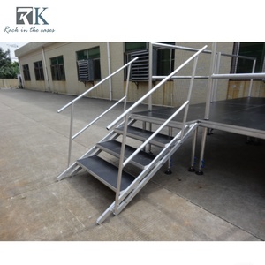 Scène mobile de haute qualité, scène en aluminium portable avec garde-corps et escaliers - Product Image 6