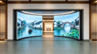 Écran LED coulissant entièrement automatique P2 pour intérieur, mur vidéo, écran LED haute définition, module LED, signalisation numérique commerciale