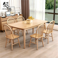 Table à manger en bois massif, design unique, vente en gros Chine, meilleur prix, personnalisation, grand stock, dropshipping, mobilier de maison.