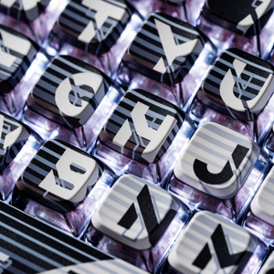 Ensemble de touches de <span class=keywords><strong>clavier</strong></span> en PBT transparent avec impression par sublimation, style Pudding Jelly, code Morse 104+18, profil ASA/Cherry pour <span class=keywords><strong>clavier</strong></span> mécanique - Product Image 2