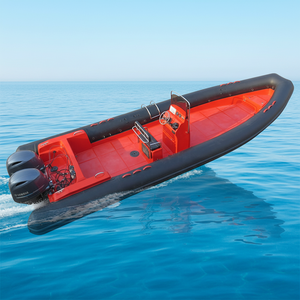 เรืออลูมิเนียม RIB 860 รุ่น Professional Surfing ORCA เรือยางเป่าลม PVC หนา 1.2 มม. สำหรับการใช้งานในทะเล - Product Image 1