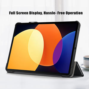 Magnet Slim Trifold Folio Stand PU Funda de cuero para tableta para <span class=keywords><strong>Xiaomi</strong></span> <span class=keywords><strong>Pad</strong></span> <span class=keywords><strong>5</strong></span> Pro 12,4 pulgadas <span class=keywords><strong>2022</strong></span> - Product Image 2