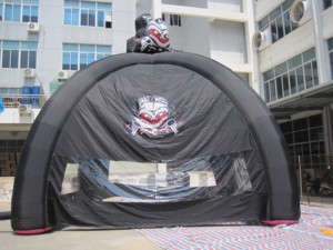 Inflatable BC Bike Camping Tent Digital Printing 12ft Dimensions Electric Air <b>Pump</b> Waterproof Windproof Custom Logo Advertising - Product Image 3