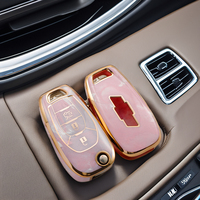 Housse de porte-clés en TPU souple pour Chevy Cruze Compatible Key Case Protector pour Chevrolet Car Key Fob Accessories