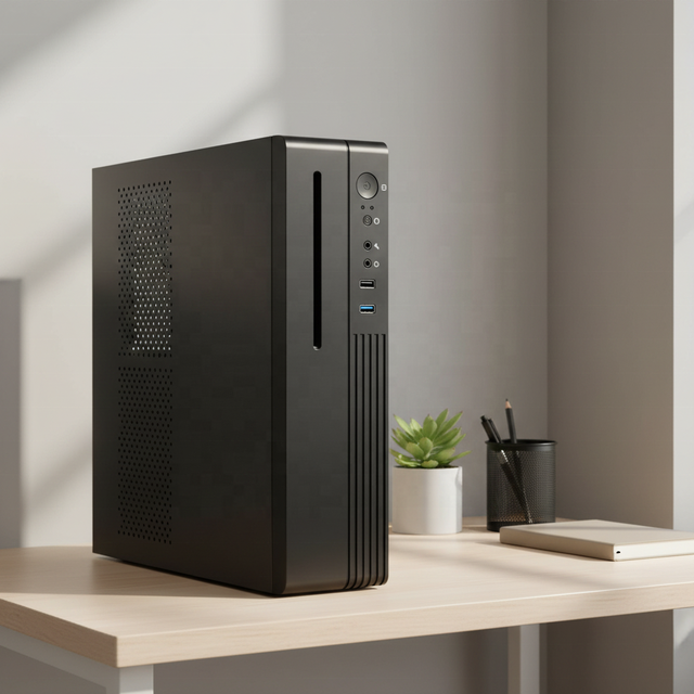 Mini Tree Customized Mini-ITX Steel PC Case Office Industrial Computer Desktop Slim CFF Chassis in Stock