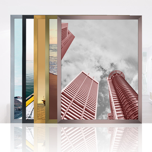 Strisce calde della struttura di modanatura della struttura della foto di modanatura marrone scuro all'ingrosso della decorazione domestica di nuovo arrivo - Product Image 5