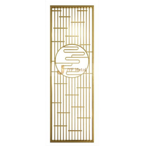 ANN2847 Moderna Biombo Divisor de Habitaciones Multifuncional de Acero Inoxidable 304, Pantalla Metálica para Vestíbulo de Hotel, Villa o Proyectos de Ingeniería - Product Image 5