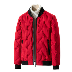 Veste d'hiver et de printemps pour hommes, manteaux en duvet épais et chauds, avec fermeture à glissière, style vintage, vêtements d'extérieur imperméables. - Product Image 5