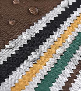 100% <span class=keywords><strong>Polyester</strong></span> Poly 70d <span class=keywords><strong>75D</strong></span> <span class=keywords><strong>190t</strong></span> 210t Ripstop taffeta vải với PU tráng lớp phủ Trọng lượng nhẹ cho lều Túi mái hiên - Product Image 2