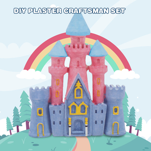 Set de Pintura para Niños, Manualidades de Yeso Pintadas a Mano, Set de <span class=keywords><strong>Castillo</strong></span> para Pintar, Manualidades DIY para que los Niños Pinten su Propio <span class=keywords><strong>Castillo</strong></span> de Yeso - Product Image 2