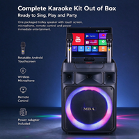 Enceinte Karaoké Portable en Gros avec Woofer 12 Pouces, Écran Tactile Android et Bluetooth pour Fêtes