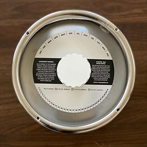 أطواق براميل مخصصة بالجملة بقطر 6.5 و7 بوصة، مصنوعة من الورق المقوى الأبيض C1S بـ12 نقطة، بدون لاصق، مطبوعة كملصقات للبراميل - Product Image 1