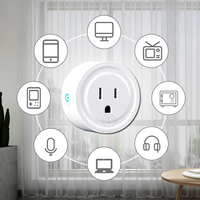 Nouvelle Arrivée US Module d'Automatisation Domestique Intelligent 125V 15A Prise de Courant Contrôlée Sans Fil NFC avec Douille pour l'Argentine