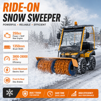 Souffleuse à neige Laite ATV avec moteur hydraulique, équipement de nettoyage de la neige pour l'entretien des allées et des champs